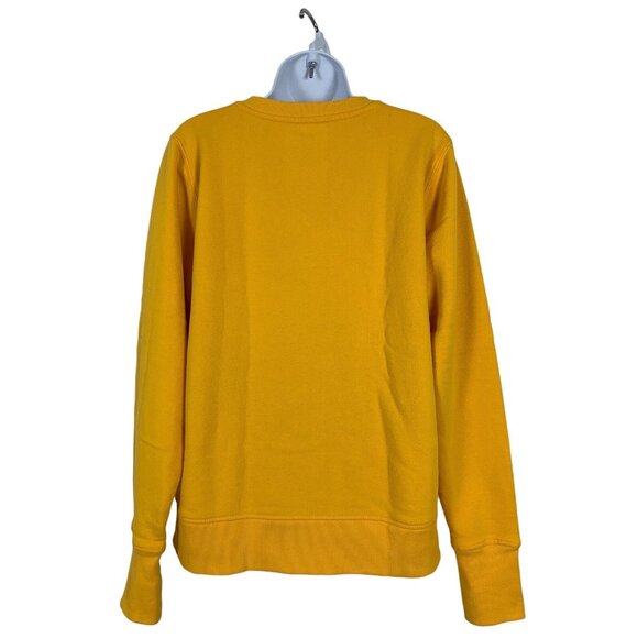 Tex Gear Womens Yellow Crewneck Sweatshirt Long Sleeve Pullover Medium - Picture 4 of 9